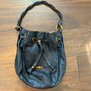 Elliott Lucca shoulder bag black leather